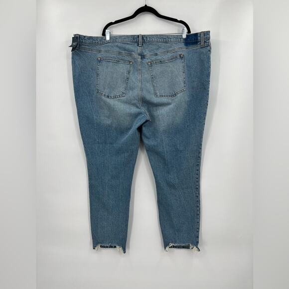 🆕 NWT Abercrombie & Fitch The Skinny High Rise Jeans Plus Size 37 X 24 Long - Picture 7 of 15